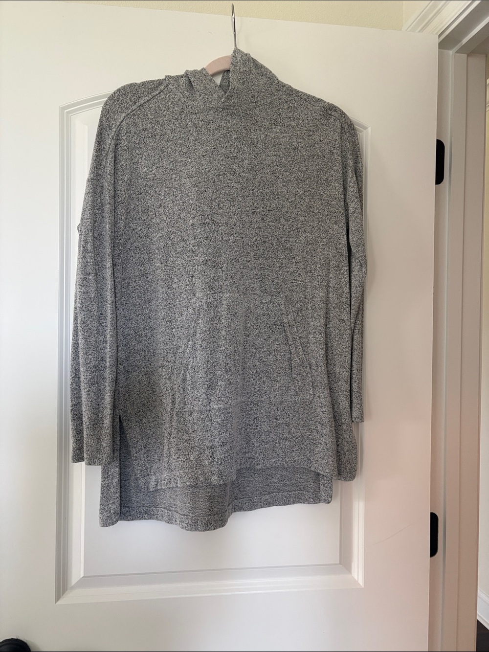 Lou & Grey Heather Gray Hoodie Sweatshirt